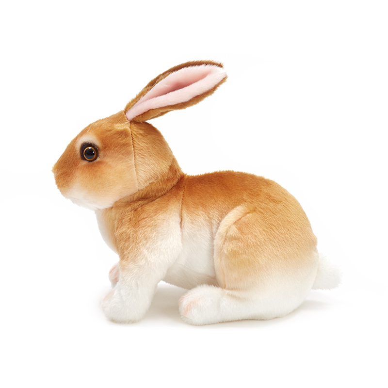 New Real Simulation Rabbit Plush Toy Custom Cute Soft Stuffed Animal Toys