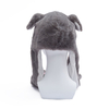 Promotion Novelty Animal Hats Custom Plush Funny Moving Ear Hat Fuzzy Party Plush Animal Hat