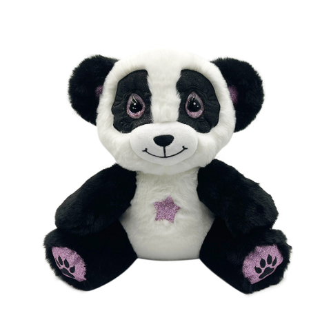 Custom Panda Stuffed Animals Plush Cute Plushies For Animal Themed Parties Animal Toys With Crystal Eye