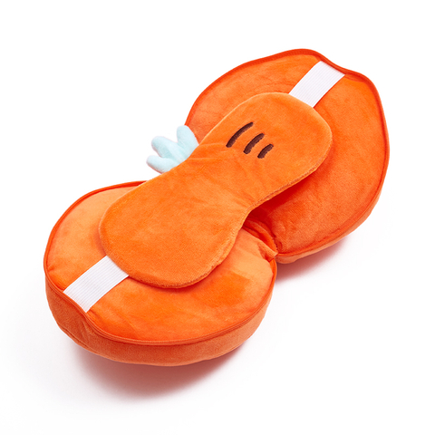 Cute Home Sleeping Traveling Cover Custom Own Design Soft Animal Stuffed Plush Eye Mask for Kids Girls Women