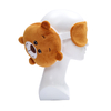 Wholesale Travel Kids Cartoon Travel Plush Cat Neck Pillows With Eye Mask For Airplanes