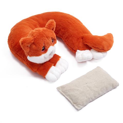 Plush Animal U Shape Pillows Toy OEM Neck Support Travel Plush Fox Pillow