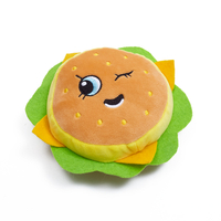 Hot Selling Creative Food Burger Ice Cream Throw Pillow Cushion Food Roast Sausage Pizza French Fries Stuffed Plush Toy