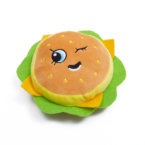 Hot Selling Creative Food Burger Ice Cream Throw Pillow Cushion Food Roast Sausage Pizza French Fries Stuffed Plush Toy