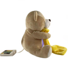 Glowing Music Sound And Light Soothing Sleeping Luminous Breathing Bear Baby Music Teddy Dolls