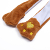 Cartoon Wolf Women's Hat Beanie Winter Plush Moving Dog Ears Hat Funny Ear Flaps Hat