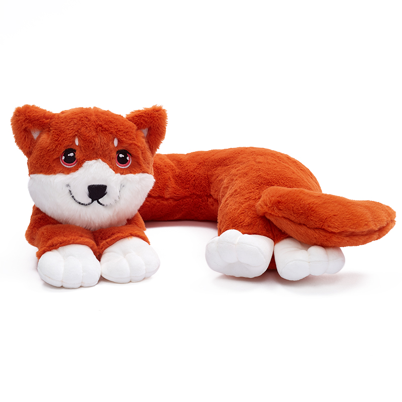 Plush Animal U Shape Pillows Toy OEM Neck Support Travel Plush Fox Pillow