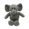Plush Dog Squeak Toys Donkey Shape Corn Fleece Teeth Chewer Interactive Funny Chew Rope Dog Toy
