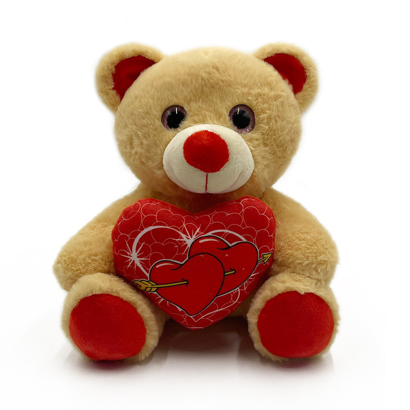 Factory Customized Holiday Gifts Valentine Rose Bear Teddy Bear Stuffed Animals Rose Soft Plush Toy Valentine's Day