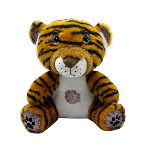 Factory Sale Custom Cartoon Forest Animal Lion Tiger Giraffe Monkey Plush Toy Birthday Gifts For Children With Crystal Eye