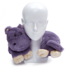 Custom Plush Toy Stuffed Plush Animal Toy Heat Neck U Hippo Bear Pillow