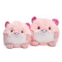 Funny Face Plush Soft Novelty Balls Toys Halloween Stress Relief Toy