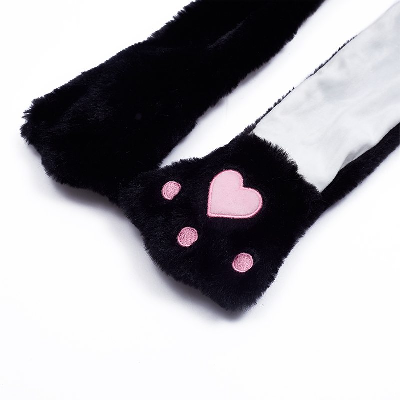 Girls Cute Animal Plush Hat Children Moving Ears LED Stuffed Cosplay Party Dress Winter Hats