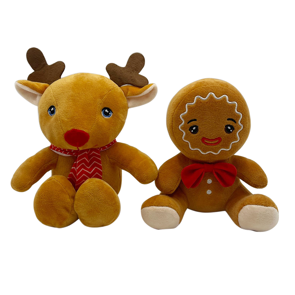 Plush Christmas Character Plush Elf Plush Santa Claus Plush Reindeer Plush Snowman Doll