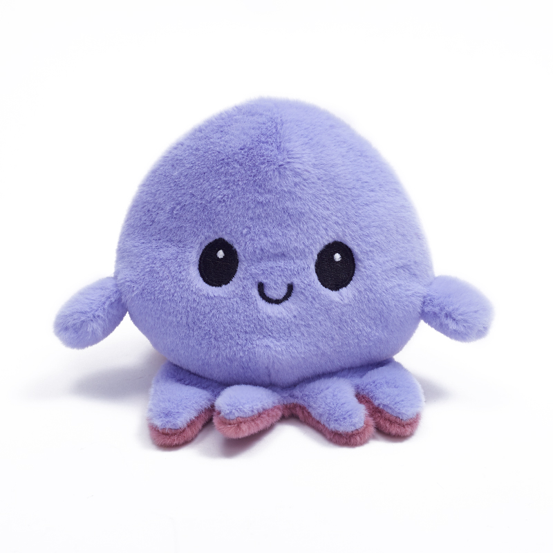 Low MOQ Plush Octopus Pillow Flip Custom Octopus Plush Pillow Reversible Octopus Plush Toy