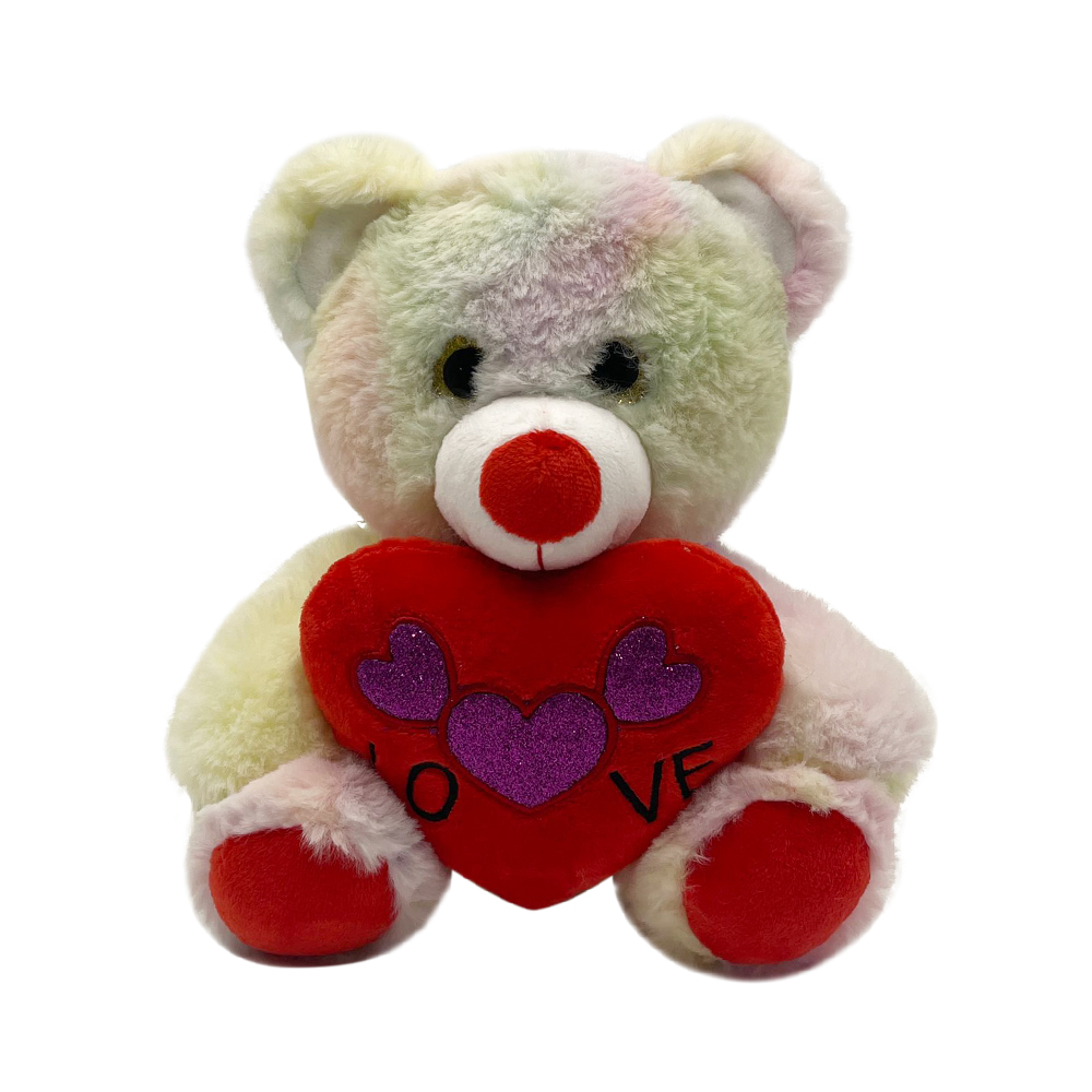 Stuffed Animals Sweet Heart Red Soft Happy Valentine's Day Plush Teddy Bear Gifts for Girls