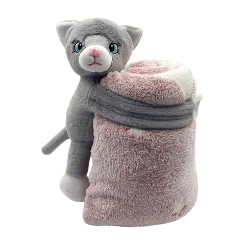 Best Sale Cartoon Cute Sofa Throw Pillow Doll Blanket Integrated Air Blanket Cushion Birthday Gift Blanket with Stuffed Animals