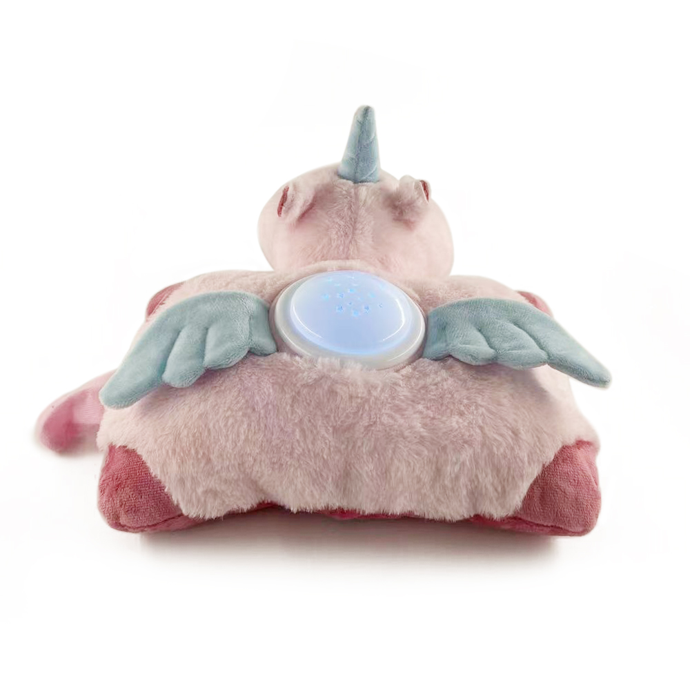 Custom Stuffed Animal Plush Toy Light Up Luminous Unicorn Dolls Night Glowing LED Unicorn Plush Toys