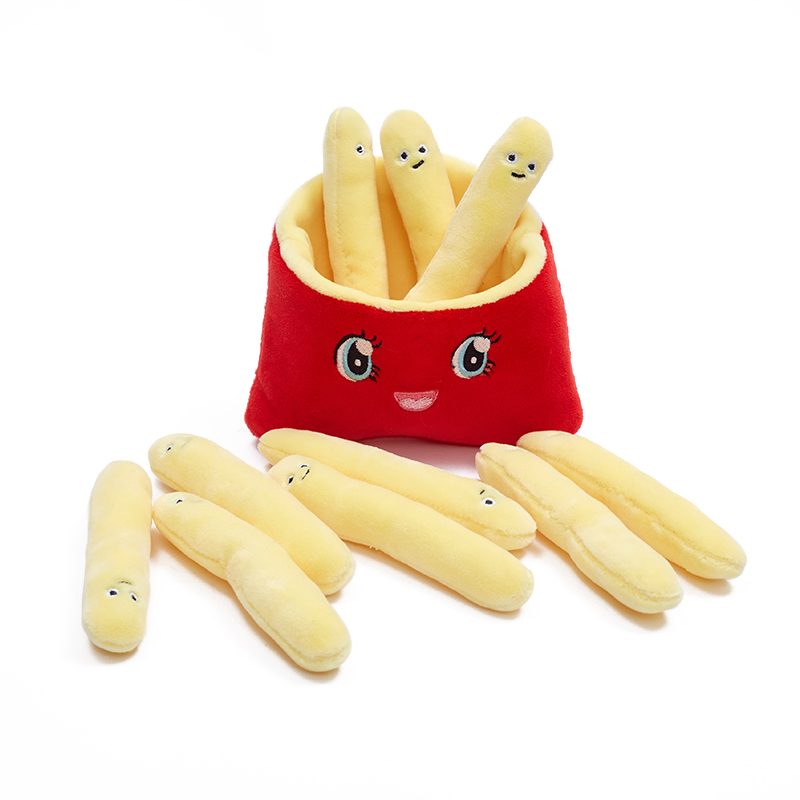 Soft Pet Accessories Food Plush Toys For Cat Dog Puppy Chew Toy Soft Squeak Dog Toy