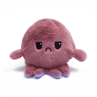 Low MOQ Plush Octopus Pillow Flip Custom Octopus Plush Pillow Reversible Octopus Plush Toy
