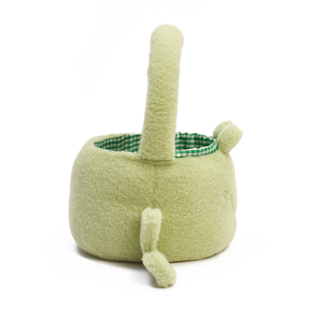 Frog Easter Basket Plush Toys Spring Gift Candies Buckets Tote Bag for Kids Baskets Easter